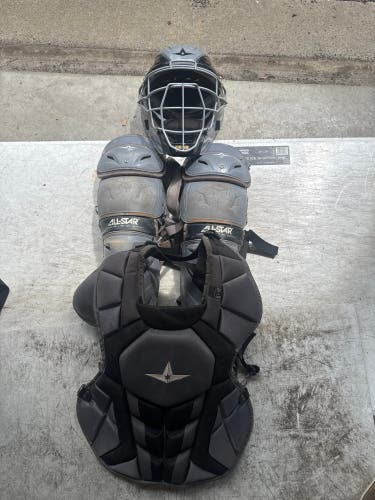 Gray All Star System 7 Axis Catcher's Set (Used)