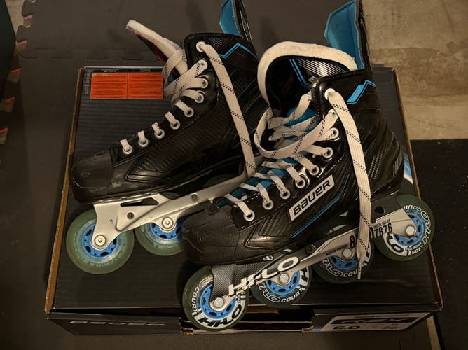 Bauer Regular Width Size 6 RSX Inline Skates like new