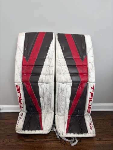 Custom NCAA D1 True Catalyst PX3 Pro Goalie Leg Pads (Canadian-made)