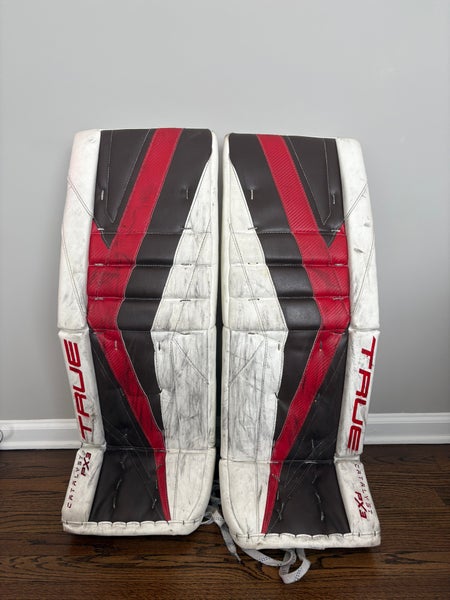 Custom NCAA D1 True Catalyst PX3 Pro Goalie Leg Pads (Canadian-made)
