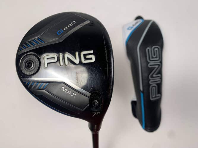 Ping G440 MAX 7 Fairway Wood 21* Alta CB 65g Regular Graphite Mens RH HC