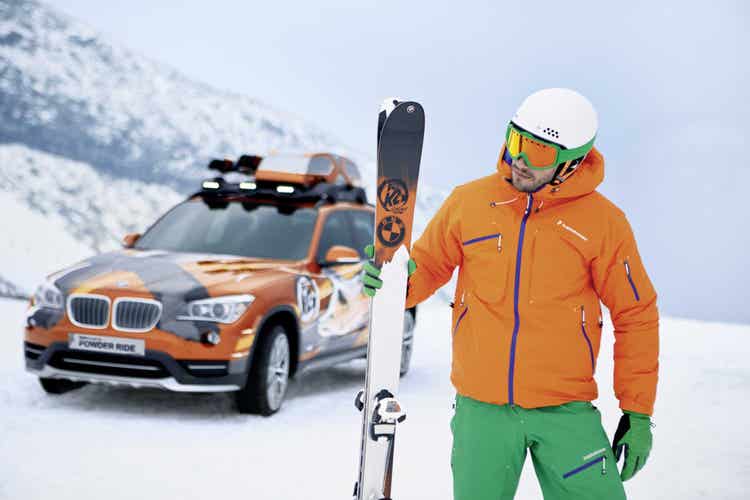 Limited Edition BMW 167 cm K2 Sideshow Skis Without Bindings (New)