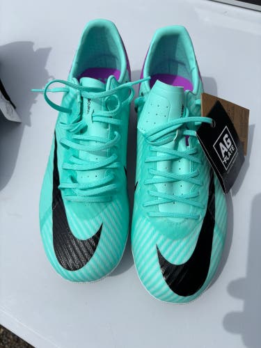 Blue Men's Size M 10.0 (W 11.0) Nike Mercurial Vapor Turf Cleats Cleats (New)