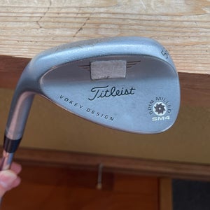 Men's Titleist Vokey SM4 Left Hand Wedge 56 Degree (Used)