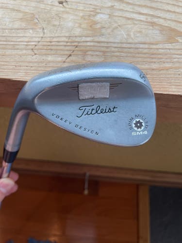 Men's Titleist Vokey SM4 Left Hand Wedge 56 Degree (Used)