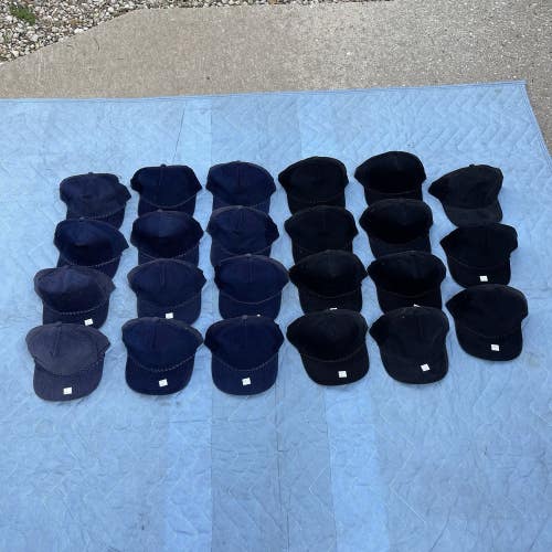 Vintage Youngan Hat BUNDLE LOT Blank Corduroy Snapback Cap Plain Solid Rope x23