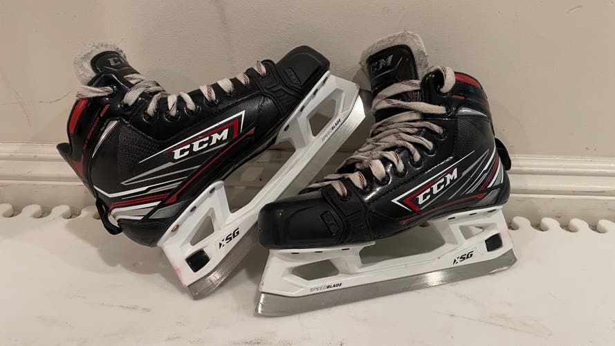 2019 CCM JetSpeed FT480 Hockey Goalie Skates Regular Width Size 5.5 (Used)