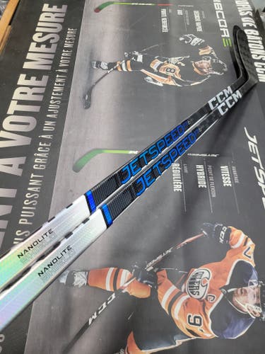 2 PACK | P90M | 75 Flex NEW! Senior CCM JetSpeed FT6 Pro Left Hand Hockey Stick Pro Stock (New)