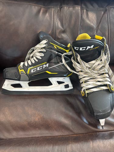 2020 CCM Super Tacks AS3 Pro Hockey Goalie Skates Regular Width 7.5 (Used)