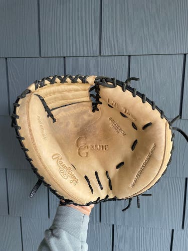 Rawlings Gold Glove Elite GGE33CBCM RH Catcher's Baseball Glove 33" (Used)