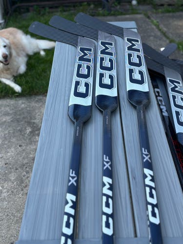 Senior CCM XF Regular P1 Goalie Stick 25" Paddle Square Toe (New)