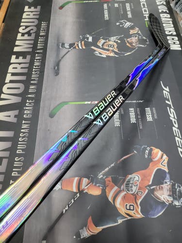2 PACK | P28M | 65SR Flex NEW! Senior Bauer Vapor Flylite Left Hand Hockey Stick Pro Stock (New)