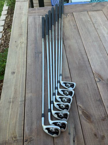 Men's 2020 Callaway X-20 Right Handed Iron Set Regular Flex 7 Pieces (Used)
