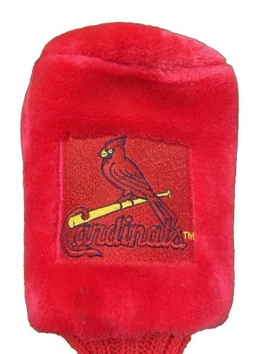 St Louis Cardinals Fuzzy Sock Driver Headcover 1999 - Current Bird On Bat Logo