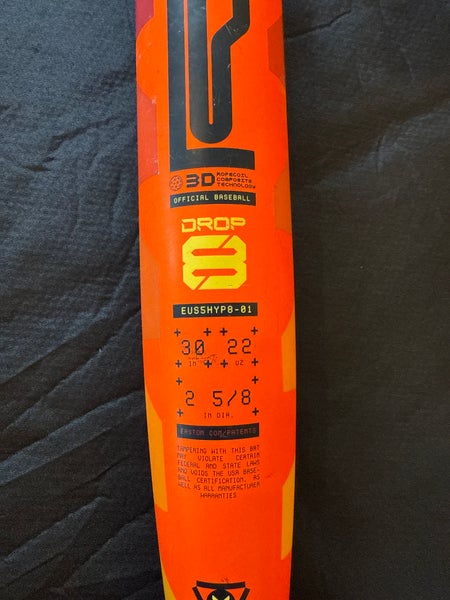 2025 Easton Hype Fire Composite USABat Certified Bat (-8) 22 oz 30" (Used)