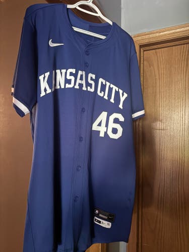 Kansas City royals Blue Men's Nike Jersey (Game used)