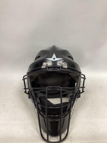 Used All-Star CATCHERS MASK Catchers Helmet w/Mask Black One Size 11851-S000046931