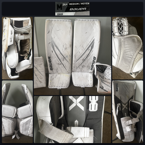 34" Bauer Hyperlite 2 Regular Goalie Full Set (Used)