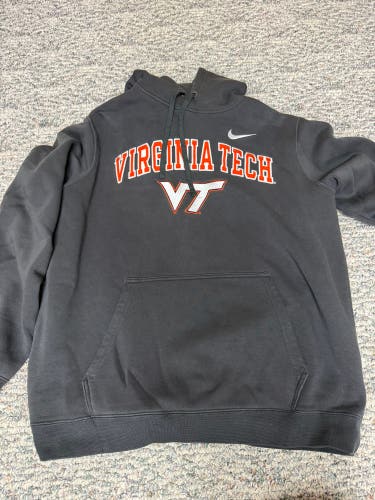 Virgina Tech Football Nike Hoodie (Size - L)