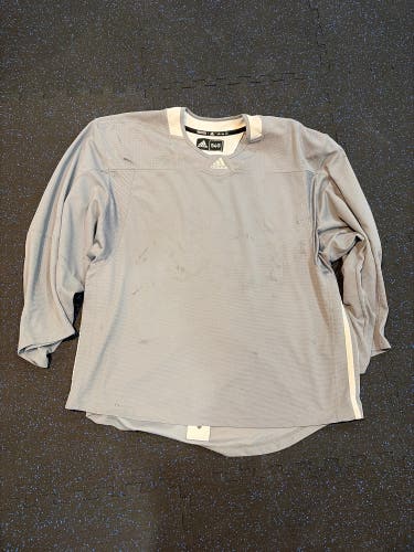 Grey Adidas Hockey Practice Jersey Goalie Cut 54