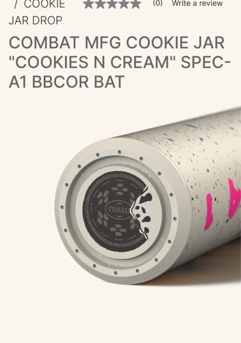 2026 Combat MFG Spec A1 Alloy BBCOR Certified Bat (-3) 30 oz 33" (Used)