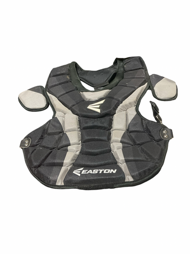 Used Easton BLACK CHEST PROTECTOR Catchers Chest Protector Black Adult 11834-S000051296