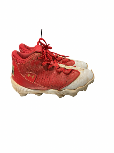 Used Under Armour BRYCE HARPER BB/SB Cleats Red Junior 01 11834-S000051259