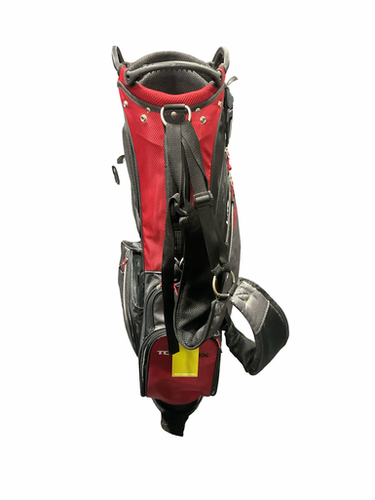 Used TOUR MAX Mens Stand Bag Black And Red 11834-S000051251