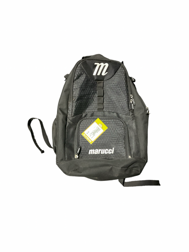 Used Marucci BLACK BACKPACK BB/SB Player Backpack Black 11834-S000051198