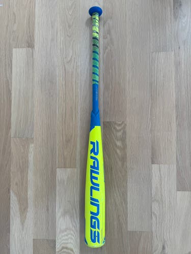 2018 Rawlings Quatro Composite USABat Certified Bat (-10) 21 oz 31" (Used) Glowstick