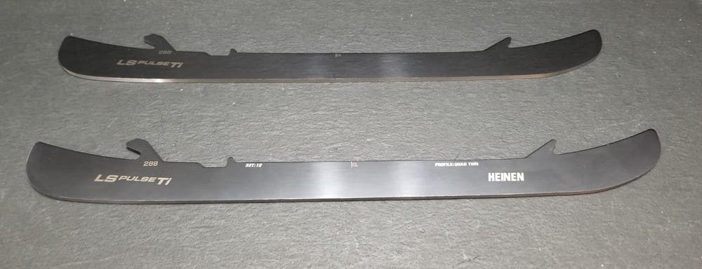 HEINEN Bauer TUUK LS PULSE TI EDGE BLACK Hockey Skate Steel Runners 288 Blades