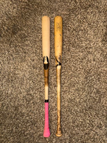 Chandler and Victus pro issue wood bat bundle 33.5