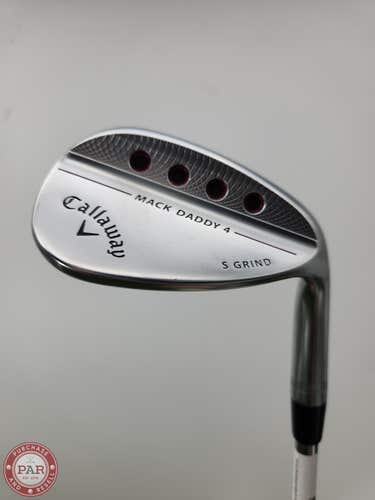 2018 CALLAWAY MACK DADDY 4 PLATINUM CHROME WEDGE 54*/10 STIFF DYNGOLD 34.75" DEM