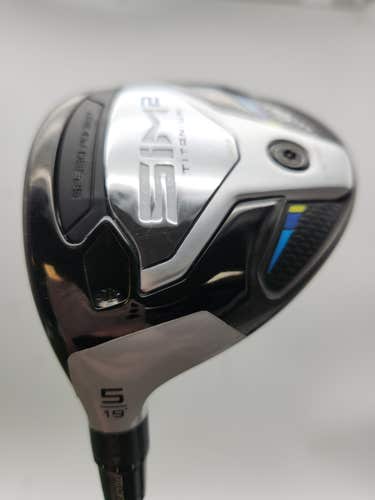 LEFTY 2020 TAYLORMADE SIM TI 5 WOOD 19* STIFF MITSU TENSEI AV BLUE 65 DEMO