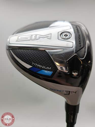 2020 TAYLORMADE SIM TI 3 WOOD 14* XSTIFF MITSU TENSEI CK BLUE 70 VERYGOOD