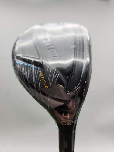 NEW 2024 TAYLORMADE QI10 RESCUE 4 HYBRID 22* REG MITSU VANQUISH 5 BRANDNEW