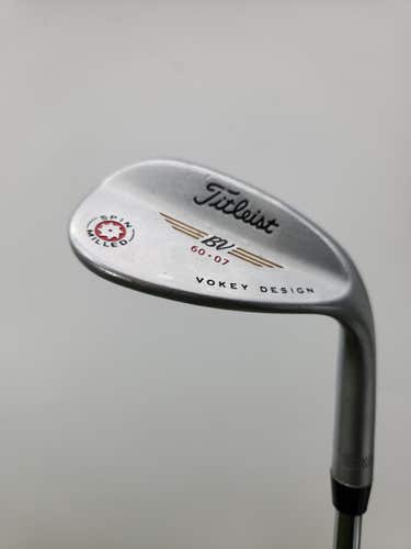 2009 TITLEIST VOKEY SPIN MILLED WEDGE 60*/7 WEDGEFLEX VOKEY 35.25" GOOD