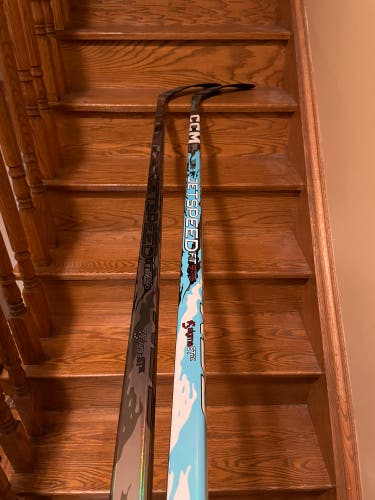 (2 Pack) Senior UNRELEASED CCM JetSpeed FT9 Pro Left Hand Hockey Stick P29 75 Flex Pro Stock (New)