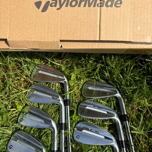 Men's 2025 TaylorMade Right Handed Iron Set Stiff Flex Steel Shaft (New)