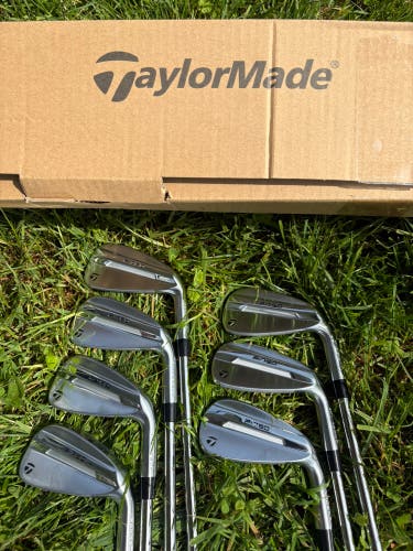 Men's 2025 TaylorMade Right Handed Iron Set Stiff Flex Steel Shaft (New)