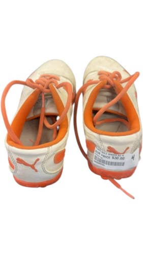 Puma Golf Shoes White/Orange Size 4