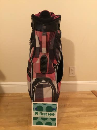OGIO Ladies Duchess Cart Golf Bag with 15-way Dividers & Rain Cover (Read)