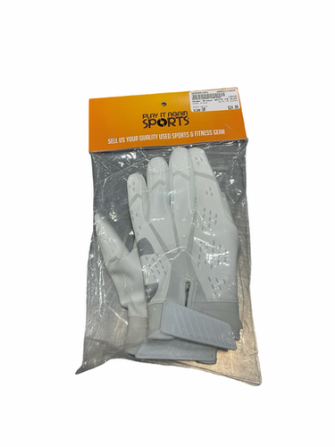 Used Under Armour WHITE FB GLOVES FB Gloves White Senior 11834-S000051051
