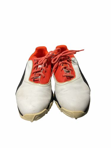 Used Puma Mens Golf Shoes White Senior 9 11834-S000051082