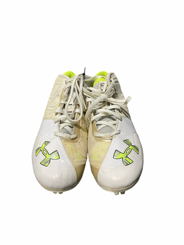 Used Under Armour Soccer Cleats White Senior 8 11834-S000051085