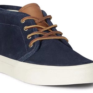 Polo Ralph Lauren Keaton Chukka Sneaker Men's 10 Hunter Navy Suede Shoes ZPO3979