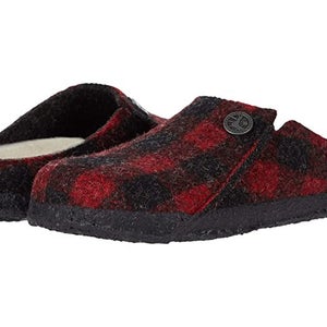 Birkenstock Zermatt Slipper Kids 11 Red Wool Low Top Round Toe Slip-On JOBB456