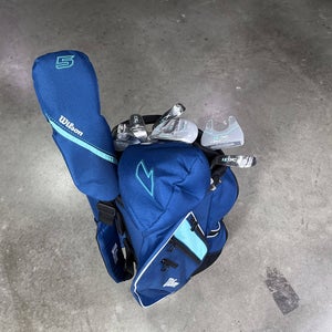 Wilson X 31 Club Set Driver 5W 6H-7-PW+SW Putter Ladies Graphite Womens RH Bag