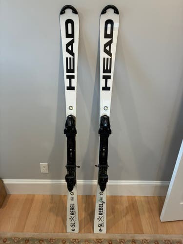 Racing 165 cm HEAD WC Rebels e-SL FIS Skis With Bindings (Used)