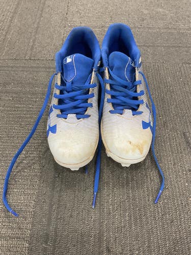 Used Under Armour BASBALL CLEATS BB/SB Cleats Royal Blue Junior 03 11614-S000236939
